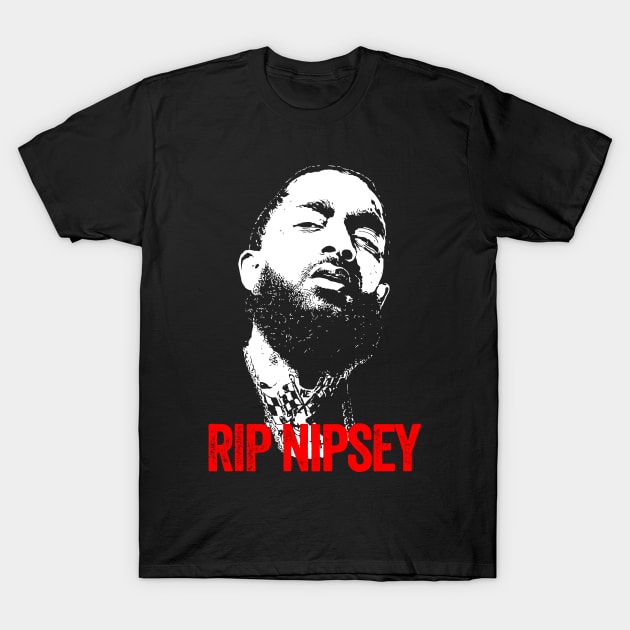 Nipsey Hussle Rest In Peace T-Shirt by donaldapples